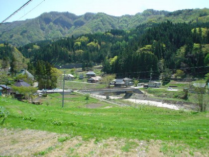 中谷集落・全景